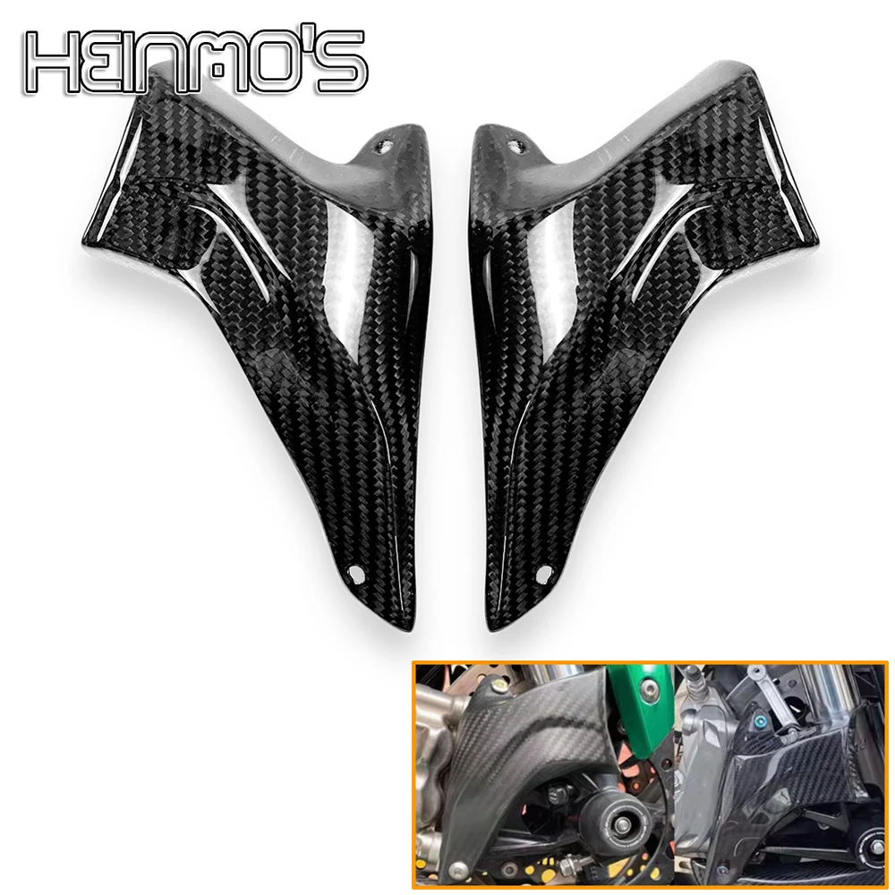 

Carbon Fiber Motorcycle Brake Disk Cooler Air Duct Front Caliper Radiator Cover Parts For BMW For YAMAHA For KAWASAKI For Honda