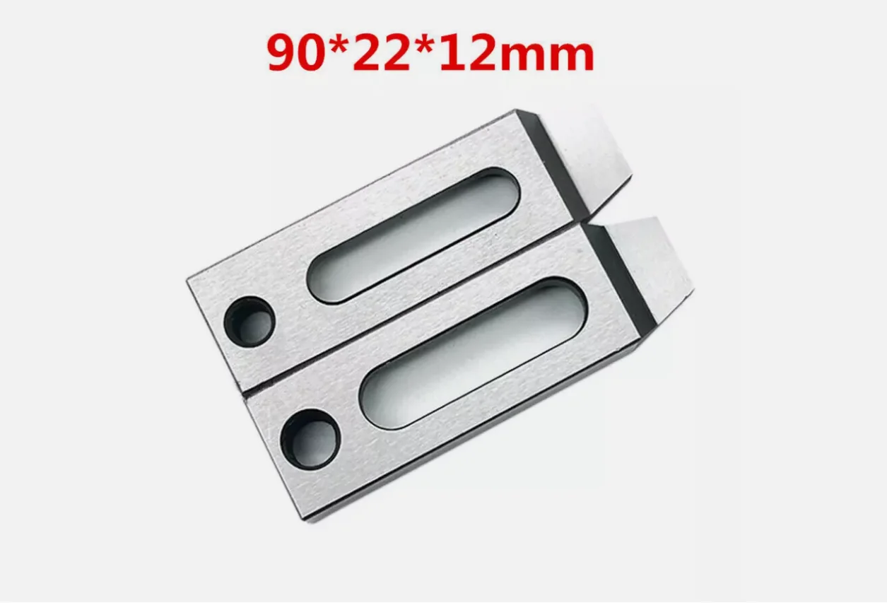 

2pc CNC Wire EDM Stainless Jig Holder Clamp 90x22x12mm M8 Screw Wire Cutter Claw