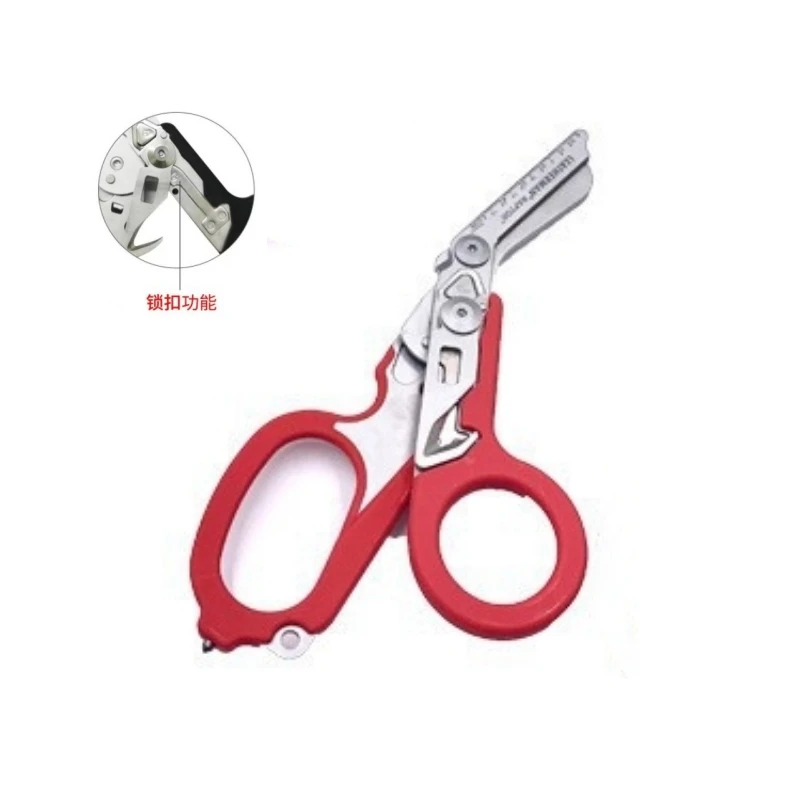 Multifunctional Outdoor Folding Tactical Scissors Small First Aid Scissors Set Medical First Aid Scissors Outdoor Survival Tools