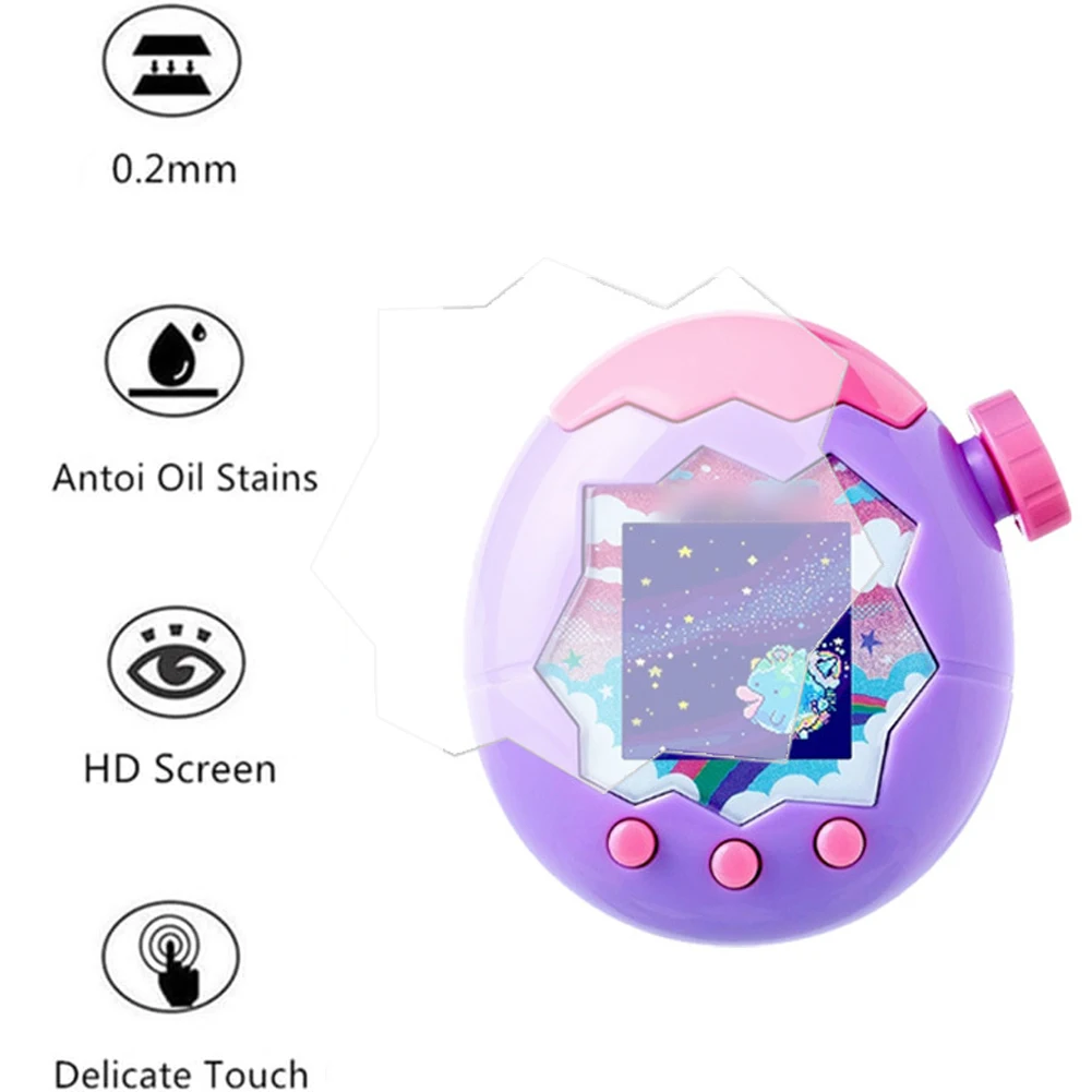 For Tamagotchi Paradise Screen Film Protector Full Coverage HD Clear Screen Panel Protective Cover Game Replace Accessories