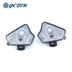 QCDIN for Mercedes Benz LED Side Mirror Logo Projector Light Logo Side Mirror LED Puddle Light For Mercedes E-Class W212 4-Door