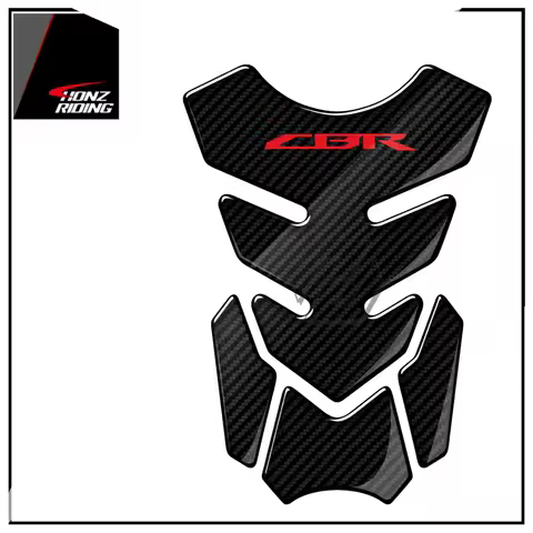 for Honda CBR600RR CBR900RR CBR1000RR CBR1100XX 3D Carbon Look Motorcycle Tank Pad Protector Decal