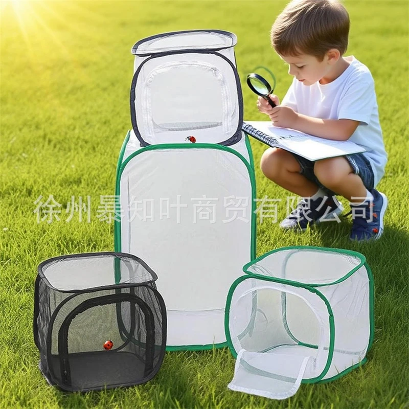 Insect Breeding Cage Butterfly Hatchery Mantis Nymph Transparent Observation Box For Home Garden Classroom Kids Educational Gift