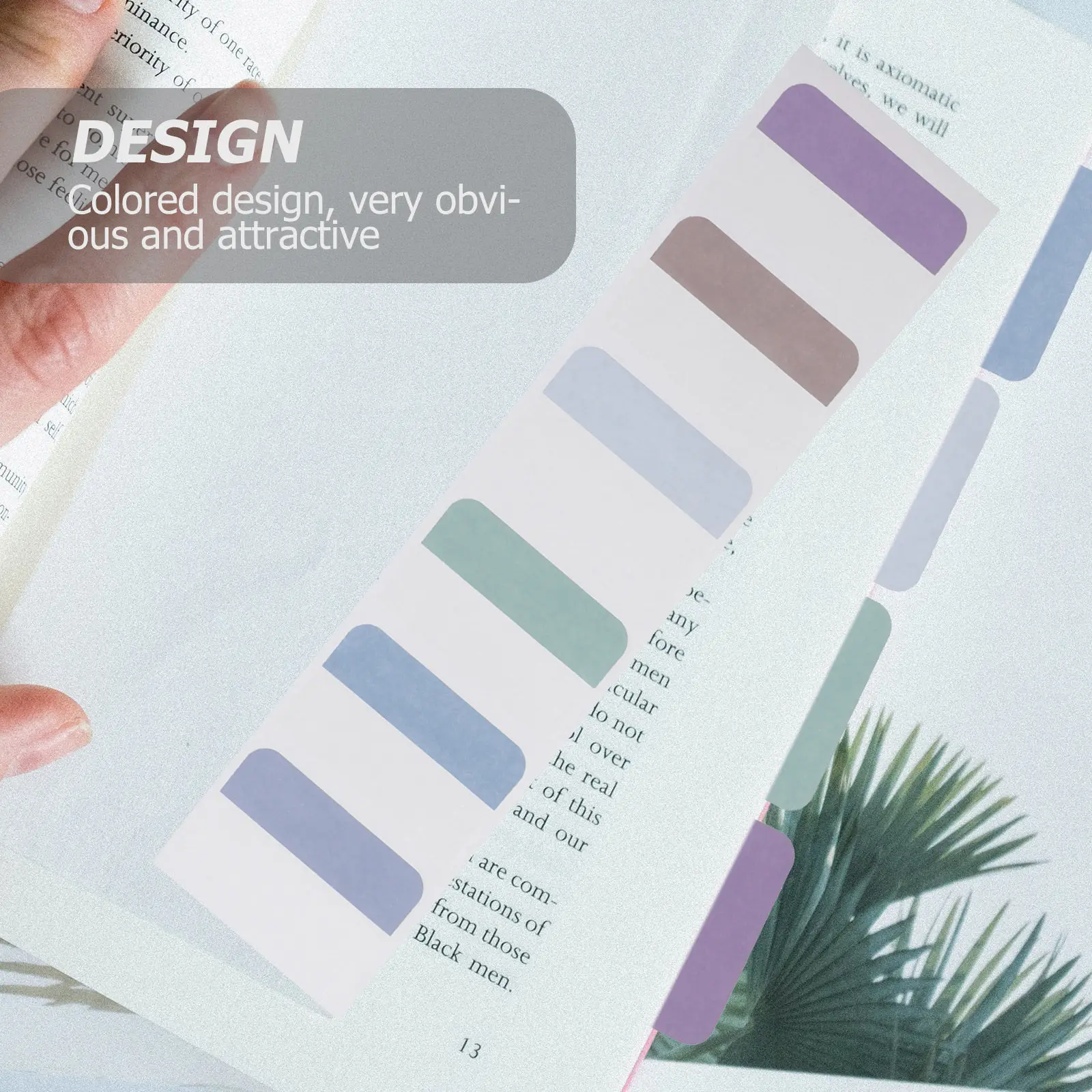 

420Pcs Bright Colored Self-Adhesive Book Tabs Sticky Page Markers for Reading Notes Magazines Folders Binders Office Home Use