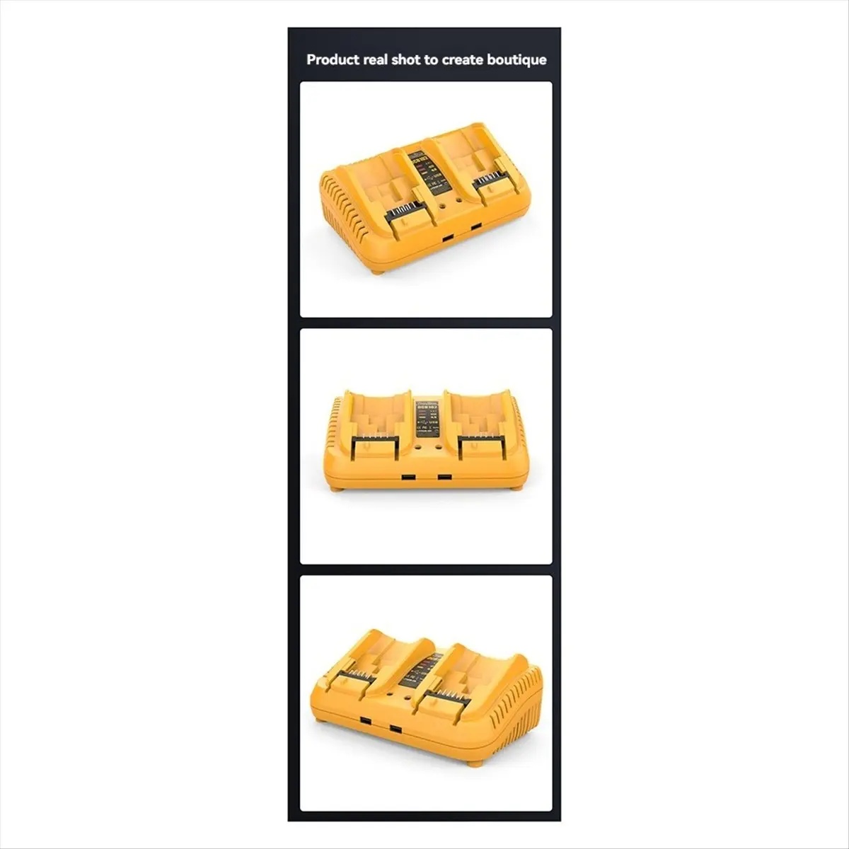 ■★New Arrival Fashion  DCB102 Double Charger For 12V 20V Lithium Battery Charger UK PLUG