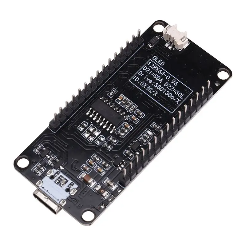 

Модуль платы разработки Wi-Fi AYHF ESP32 ESP-WROOM-32 CH340 с OLED-дисплеем 0.96 дюйма для ESP32 OLED