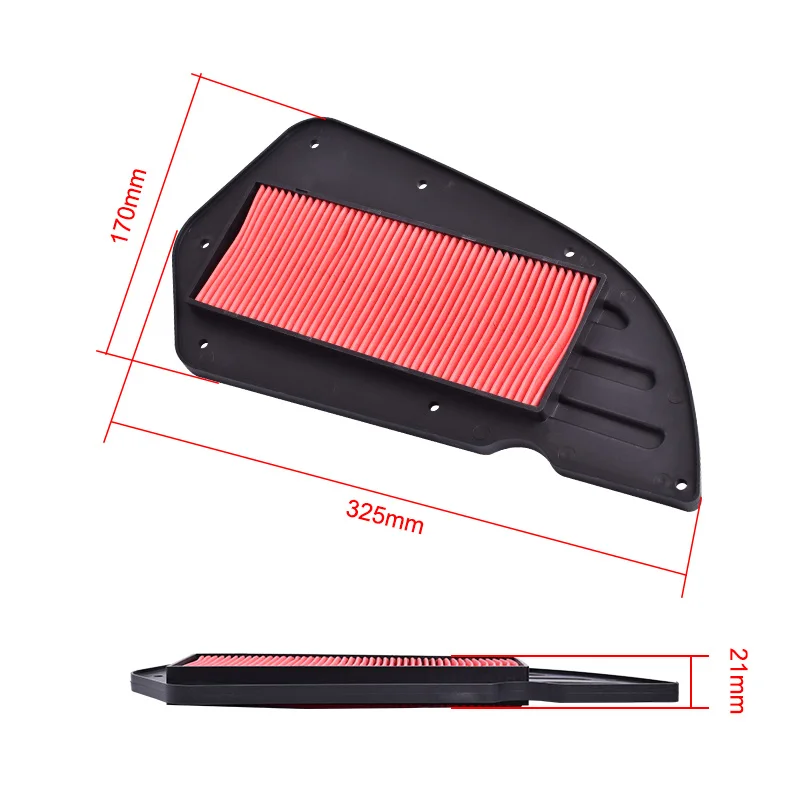 Filtr powietrza motocykla do skutera Kymco 125 K-XCT i.e 2012-2016 300i K-XCT i.e OEM 17211-LKG7-E00 Nanofibers Air clean 00117469 — zdjęcie 6