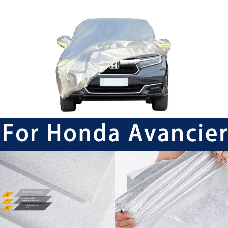 Full car hood dust-proof outdoor indoor UV protection sun protection and scratch resistance For Honda Avancier Car Umbrella