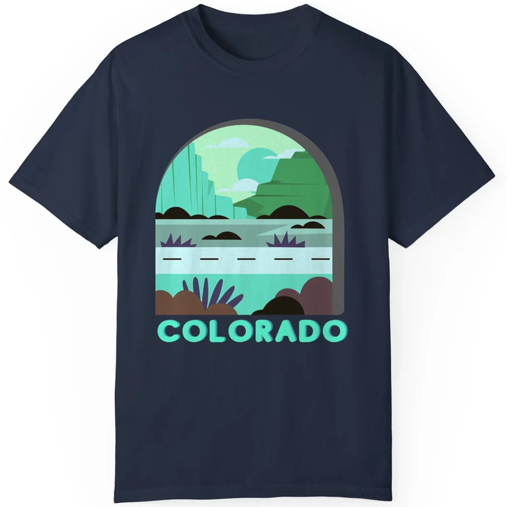 Happy Colorado Day Mountain Funny Gift Unisex T-shirt