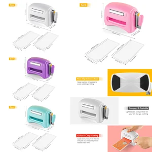 آلة النقش والقطع ، قاطع سكرابوكينغ ، قاطع الورق ، البطاقة الورقية ، آلة النقش ، أداة الحرف اليدوية أفضل 12 آلة بيع الورق - رقم 10