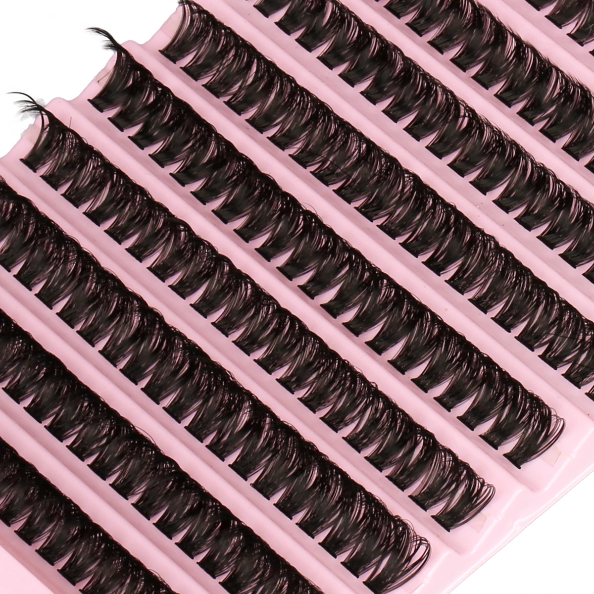 Kit de grappes de cils 8-16mm mélange bricolage Kit d'extension de cils cils Bond & joint pince à épiler brosse grappes de cils ensemble maquillage