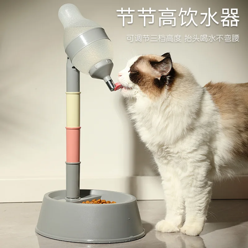 Pet products, cats, dogs, feeding water dispensers, adjustable height hanging water dispensers, feeding equipment, dog bowls