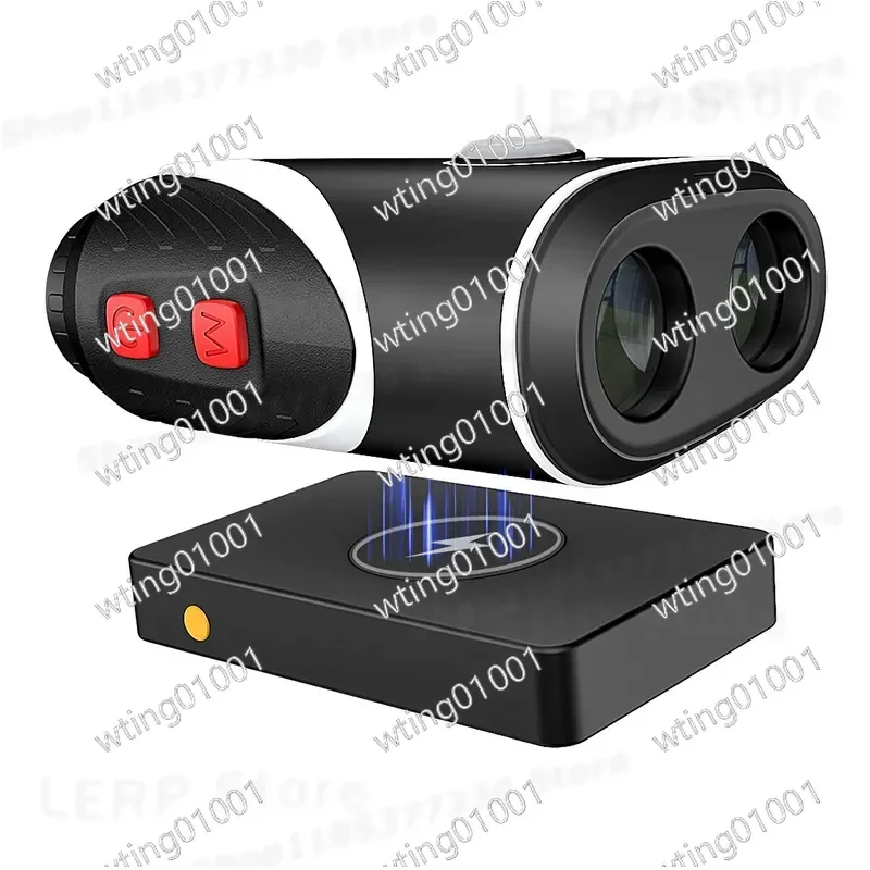 for Golf Laser Rangefinder with Flag Lock Magnetic Mount Wireless Charging Type C Interface High Precision Distance