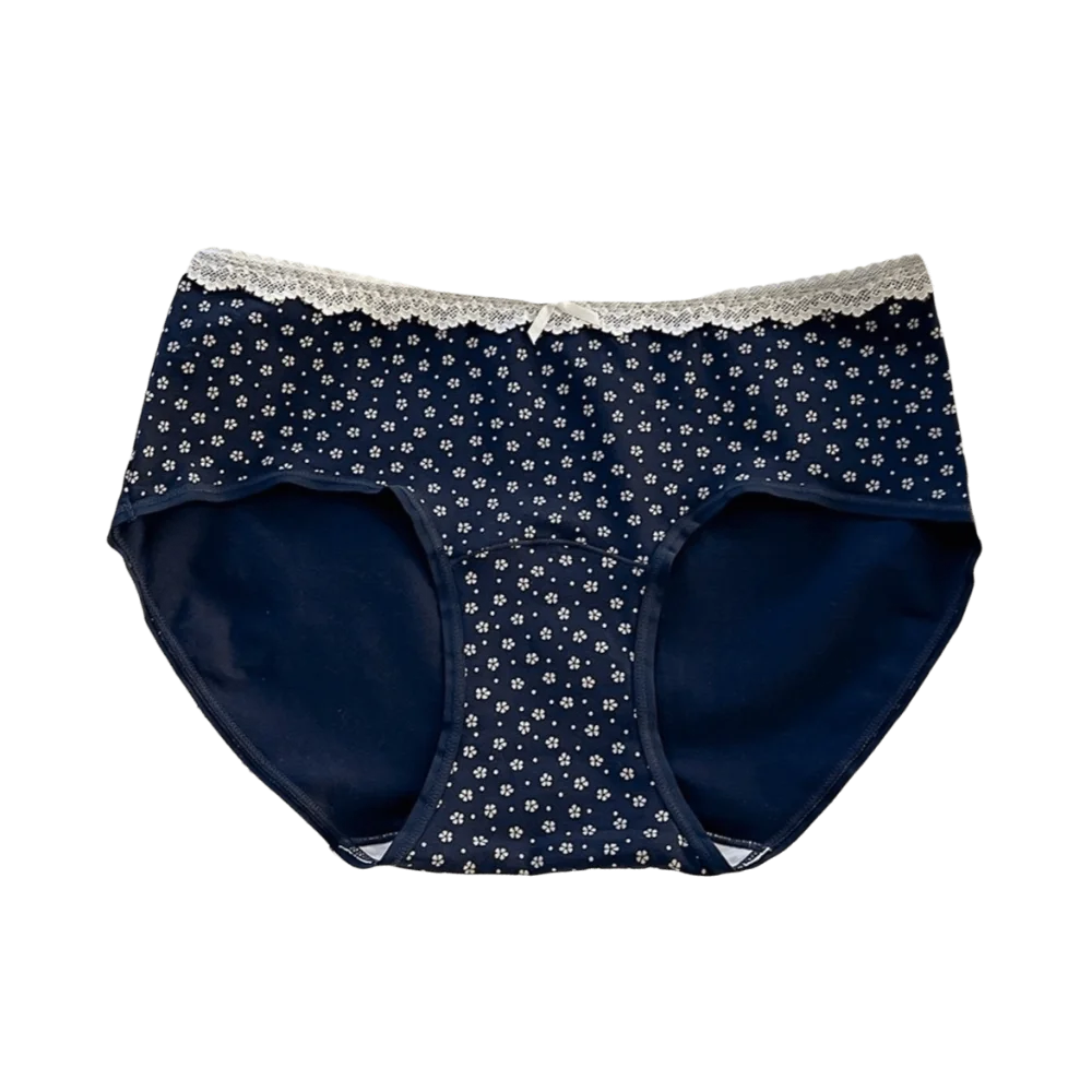 Fresh style Soft Cotton Panties Elastic Breathable Women Underwear Comfortable Fashion Briefs Casual
