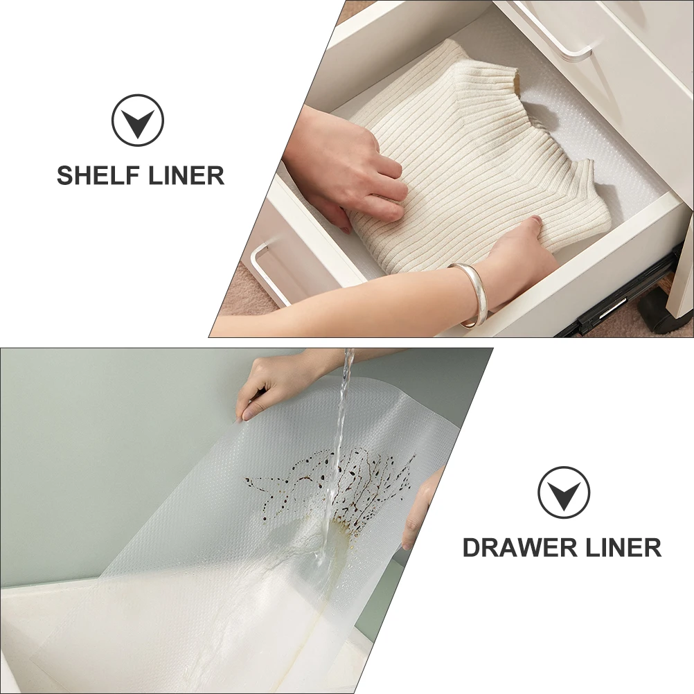 

EVA Drawer Liner Waterproof Shelf Liner Dust Proof Cabinet Mat Hygienic Storage Solution