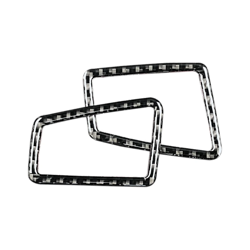 For BMW 3 Series E90 E92 E93 2005 2006 2007 2008 2009 2010 2011 2012 Car Carbon Fiber Air Conditioning Vent Side Air Outlet Trim 2