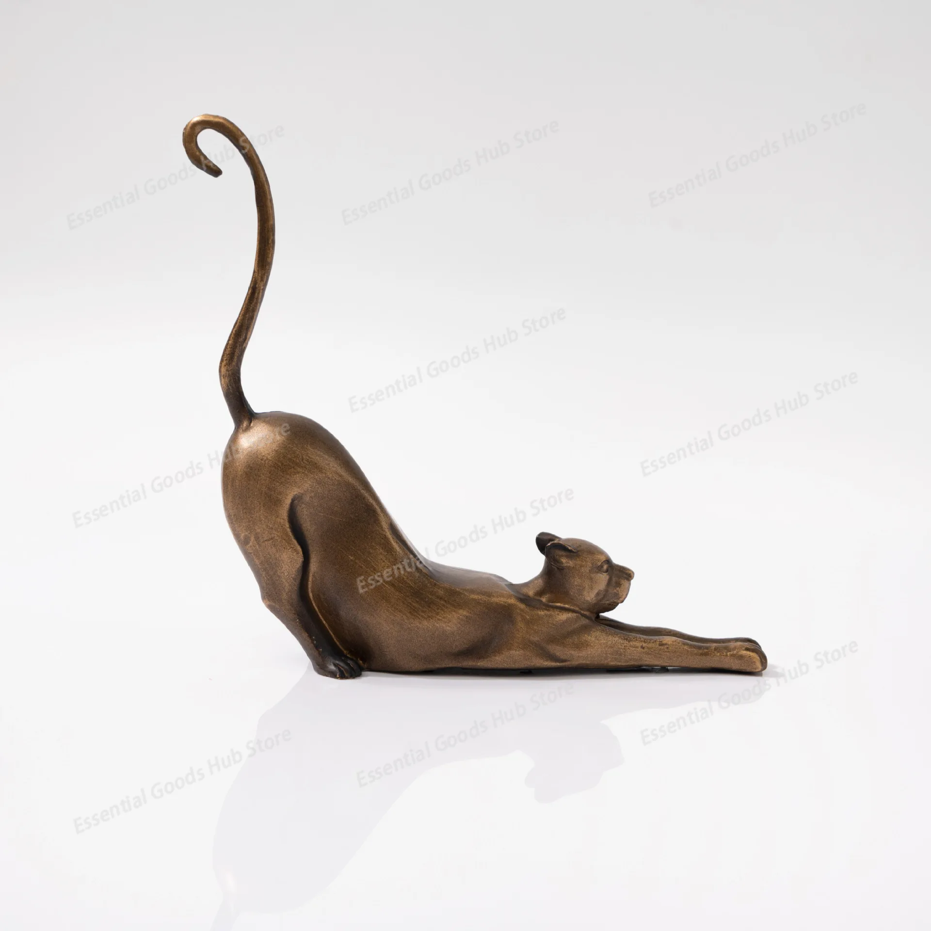 Creative Cheetah Metal Statue Desk Decoration Ornaments Minimalist Abstract Animal Sculpture Room Aesthetic Decor