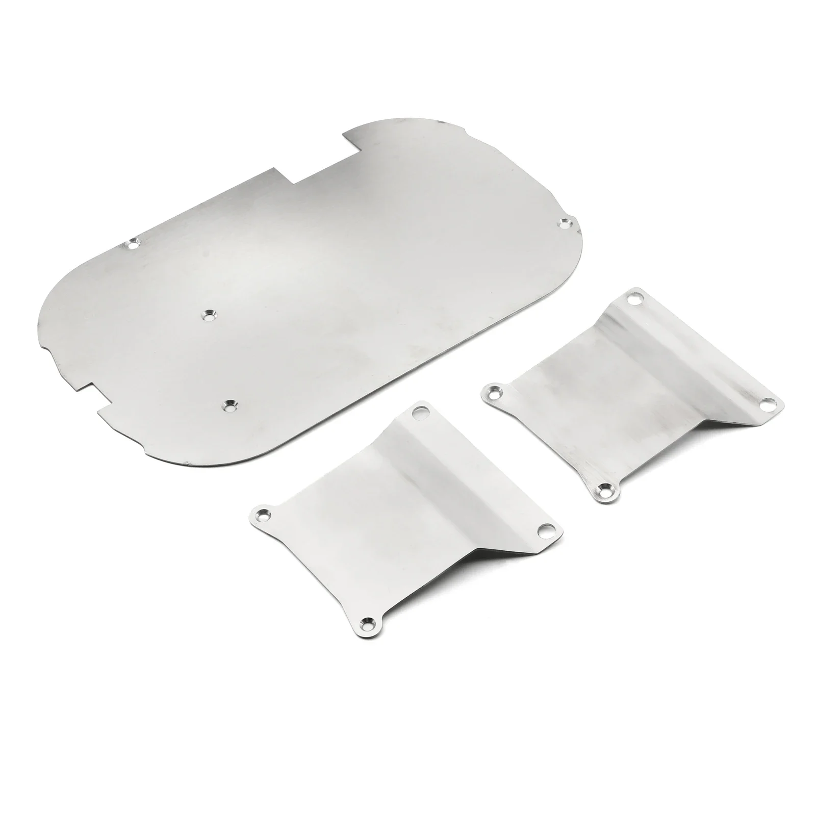 Stainless Steel Chassis Armor Gearbox Protector Skid Plate for Tamiya TT01 TT-01 1/10 RC Car Upgrades Parts Accessories