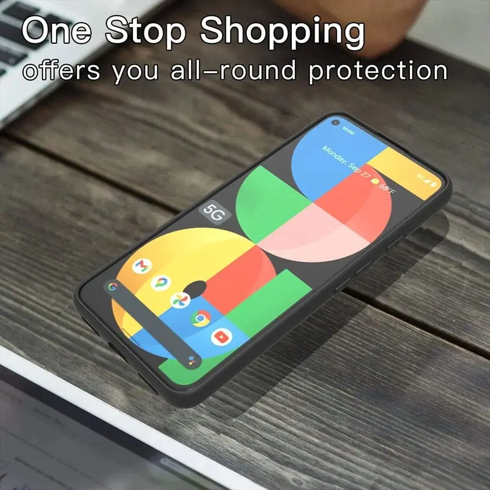 Liquid Slicone stoß feste Soft Phone Hülle für Google Pixel 5 5a 9 pro xl 3 3a xl 3xl 4 xl 4a 4g 5g 8a 6a 7a Cover Fundas Capa – Detail 6
