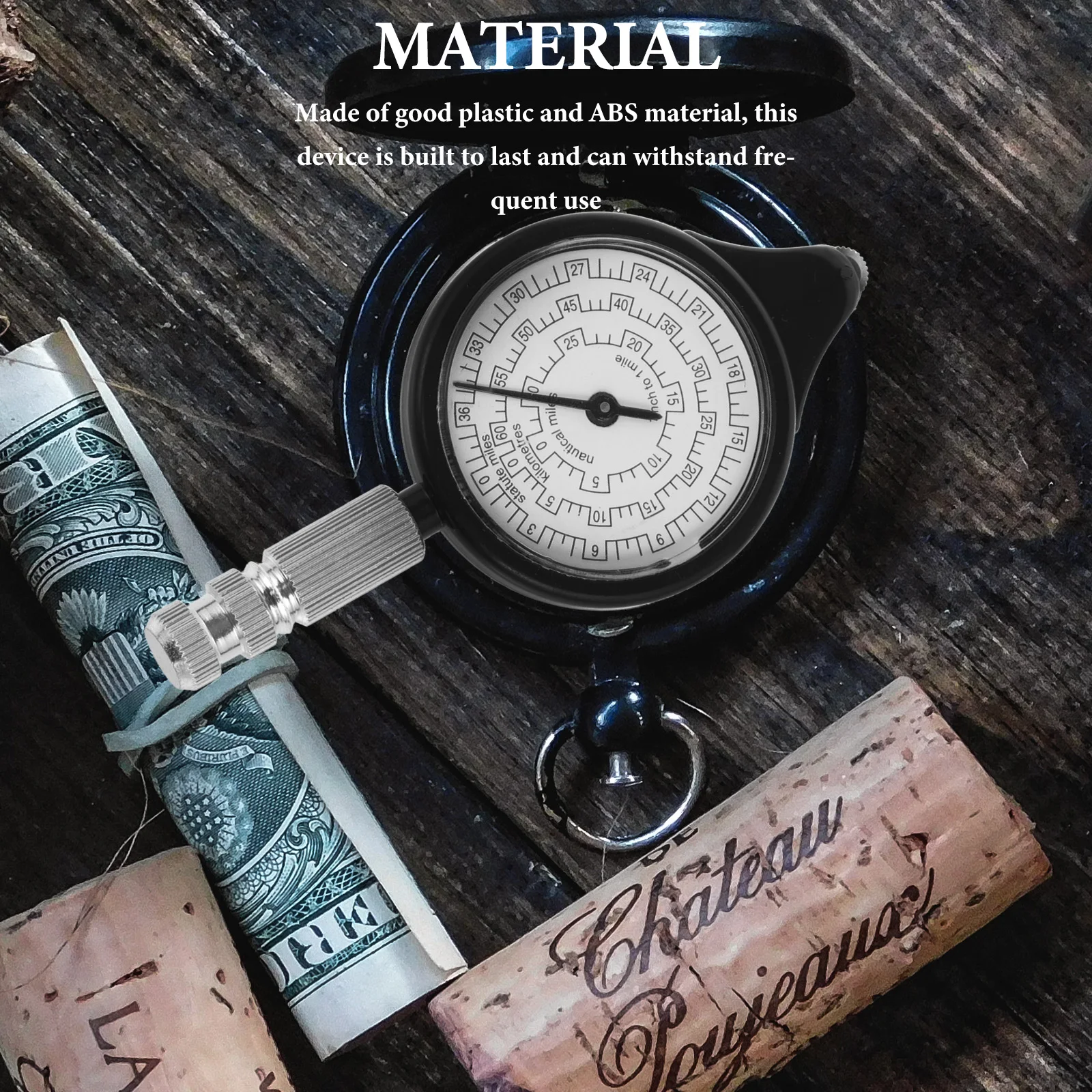 

Outdoor Odometer Compass Map Distance Tool Measuring Gauge Mileage Camping Measurer for