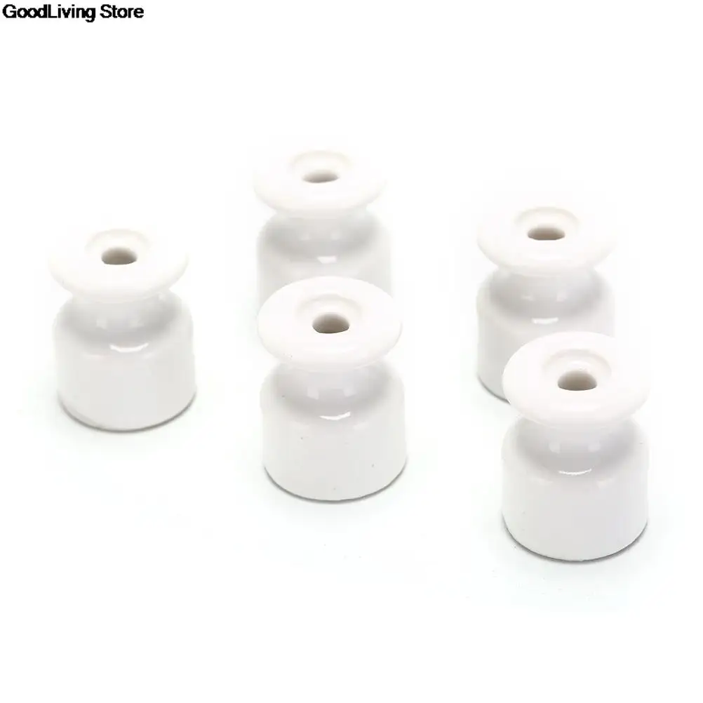 5pcs/lot for Wall Wiring High Frequency 5 Colors Electric Porcelain Ceramic Insulator Ceramic Insulators Porcelain Insulator
