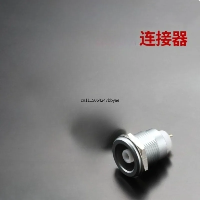 Half Moon Circular Waterproof Connector RC-FFA 1E Straight Male Plug 1/4 6Pin Electronic Cable Connector