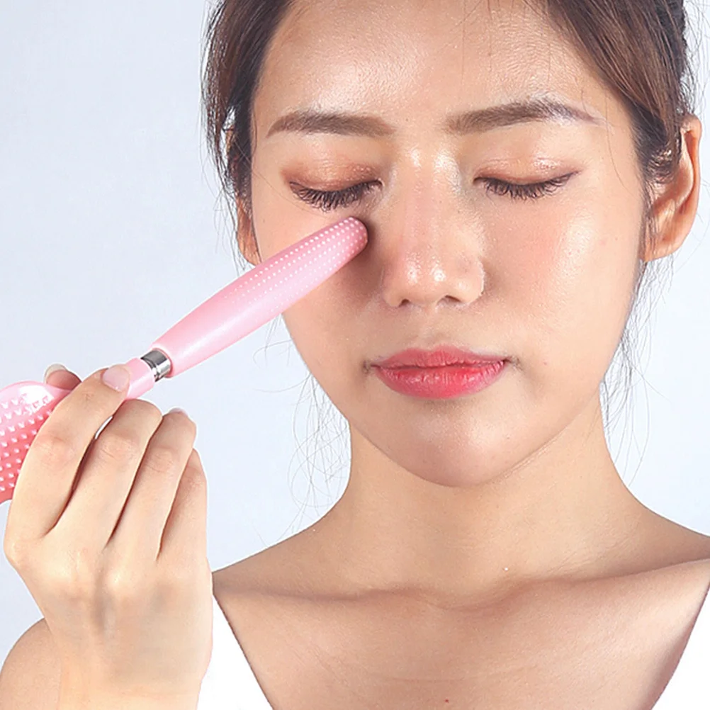 

Durable Back Itchrelief Tool Pink Portable Antislip Design with Massaging Steel Ball Back Itchy Itching Relief Tool