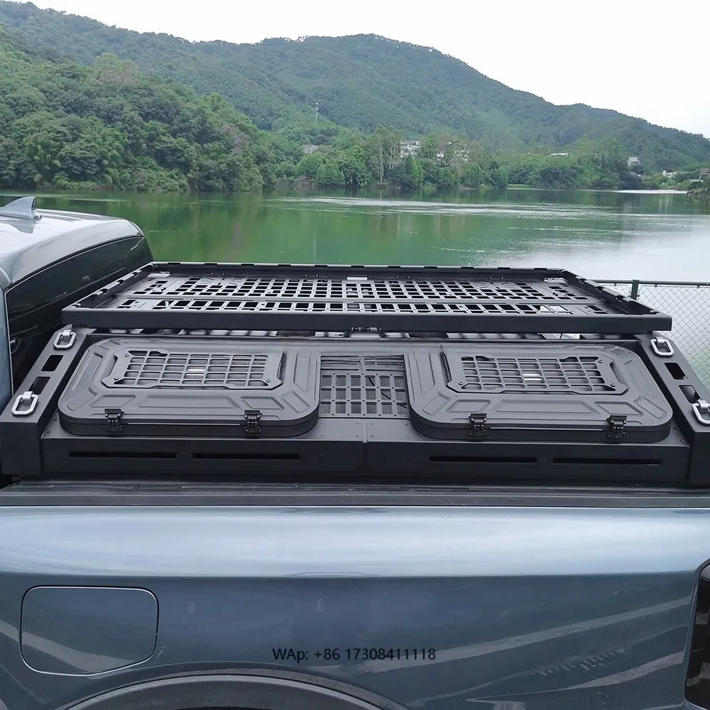 Best 4X4 Offroad Pickup Truck Bed Racks Systems Anti Room Heavy Duty Universal Roof Rack Frame Bucket Roll Bar Tool Boxes