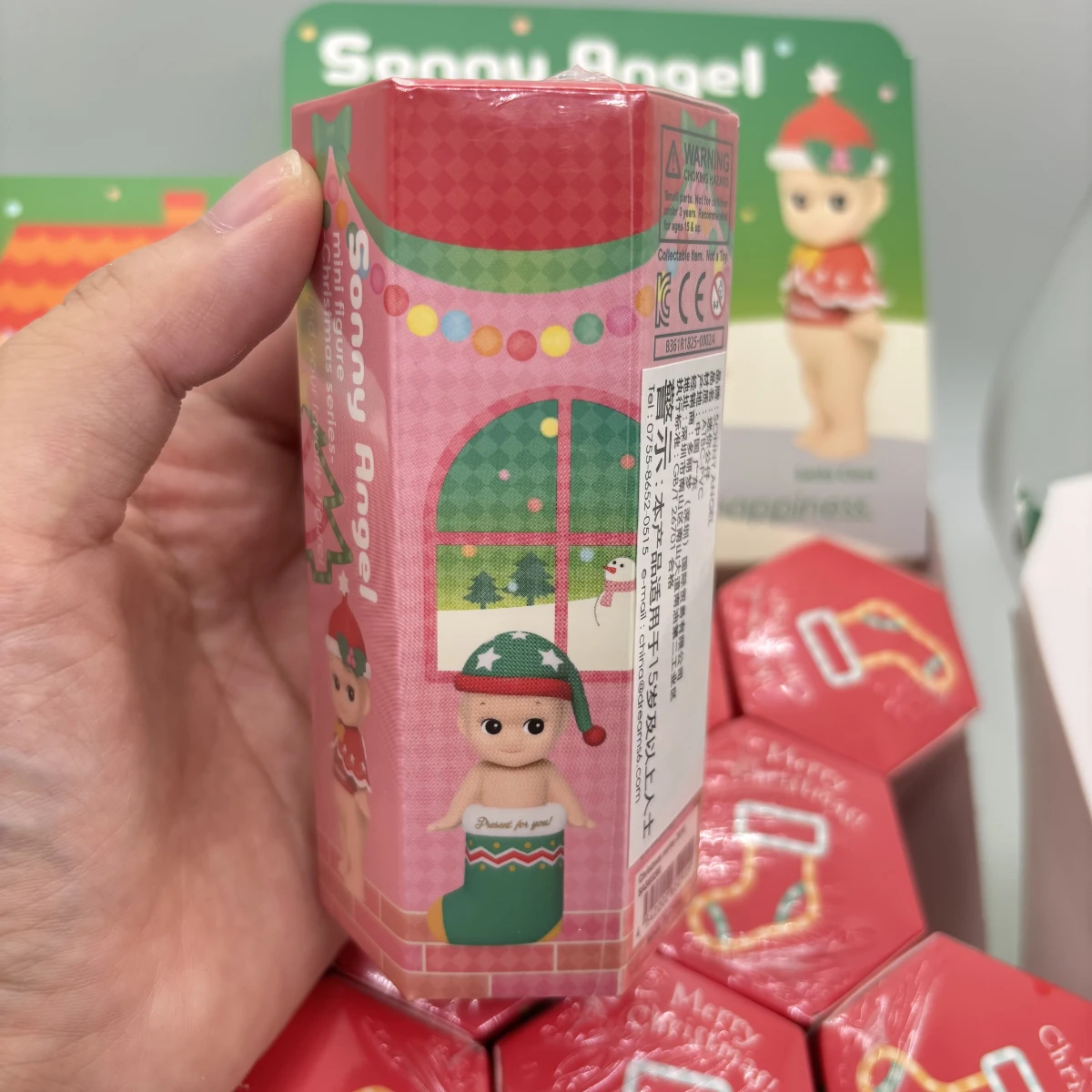 سوني الملاك الشكل الصغير 2016 سلسلة عيد الميلاد صندوق أعمى عيد الميلاد الأسرة الطرف تحت عنوان جوارب عيد الميلاد gifsAS65290 #5