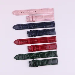 XIANERSHANG New Women's Crocodile Skin Watchband Customize Alligator Strap 15MM 16MM 18MM Genuine Leather Belt Watch Accessories