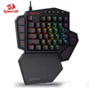 Clavier de jeu mécanique Portable rétroéclairé rvb, 42 touches, pour PS3, PS4, Switch, ordinateur Portable, PC Gamer, une main gauche 1