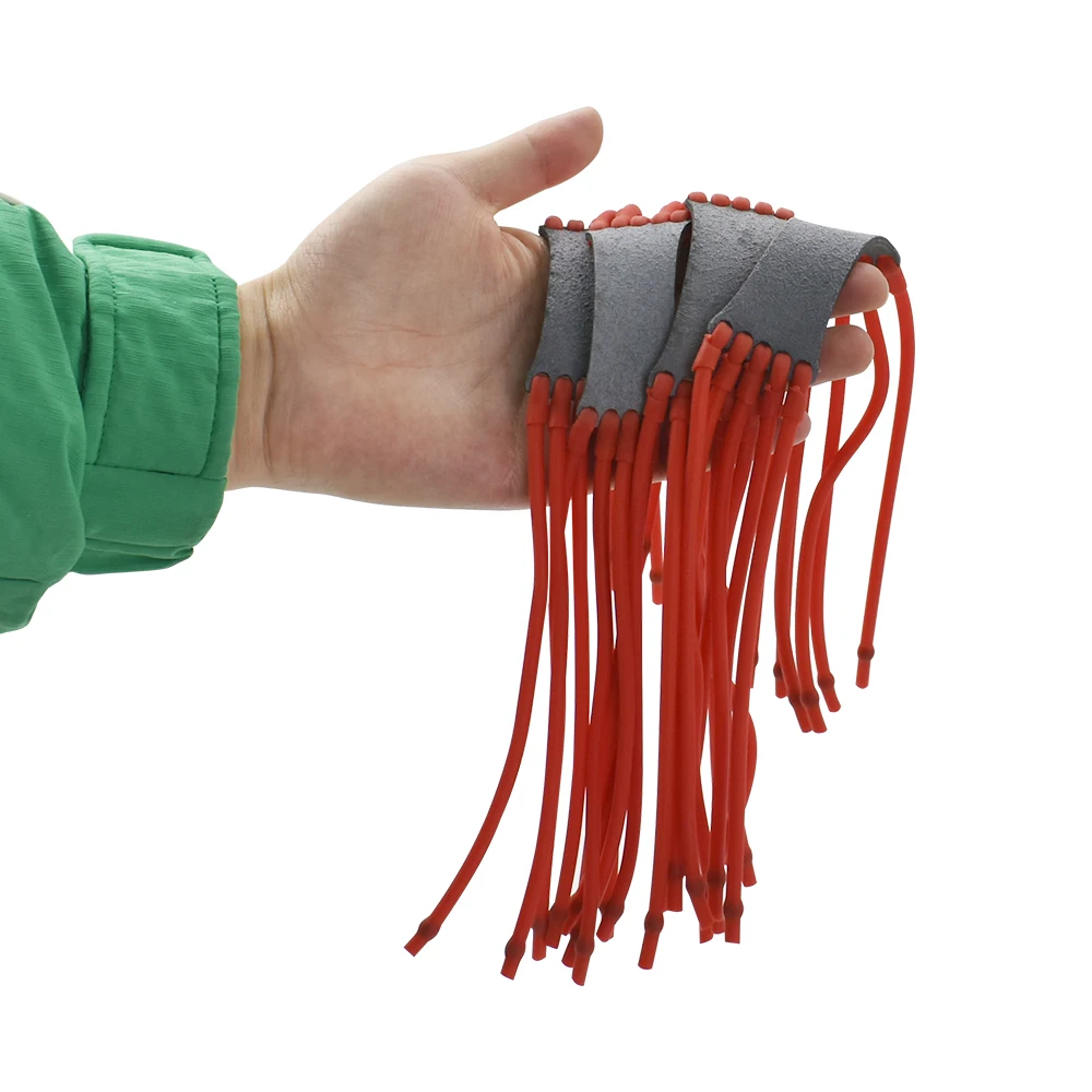 5PCS Karte Ball Gummibänder Große Schleuder Spezielle Leder Bands Outdoor Hohe Elastizität Rohr Gummibänder – Detail 4