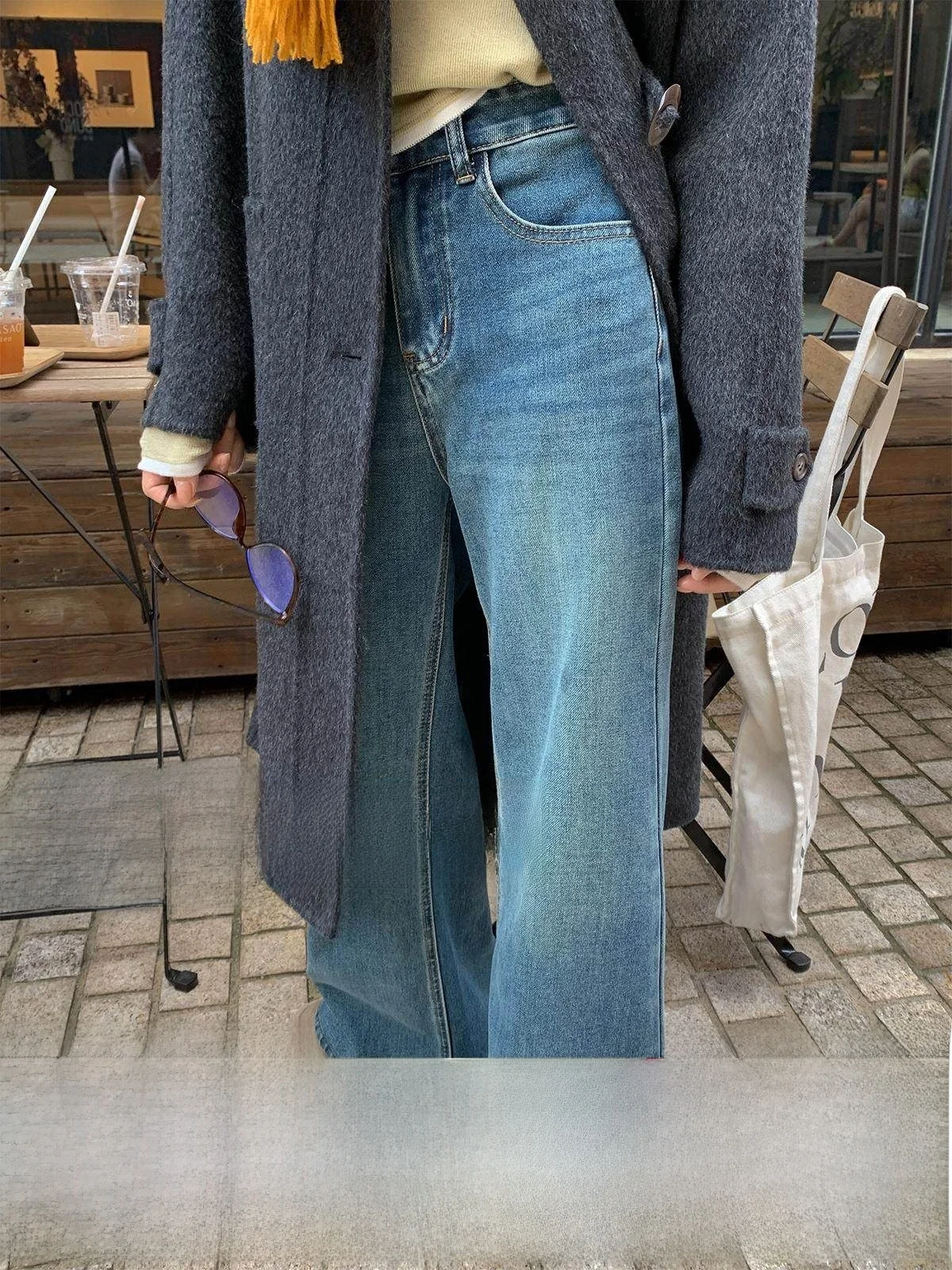 

Женские джинсы Sisilyon Studio: облегающие, стрейч в четырех направлениях, буткат, повседневные, из хлопка, эластичные, утягивающие брюки