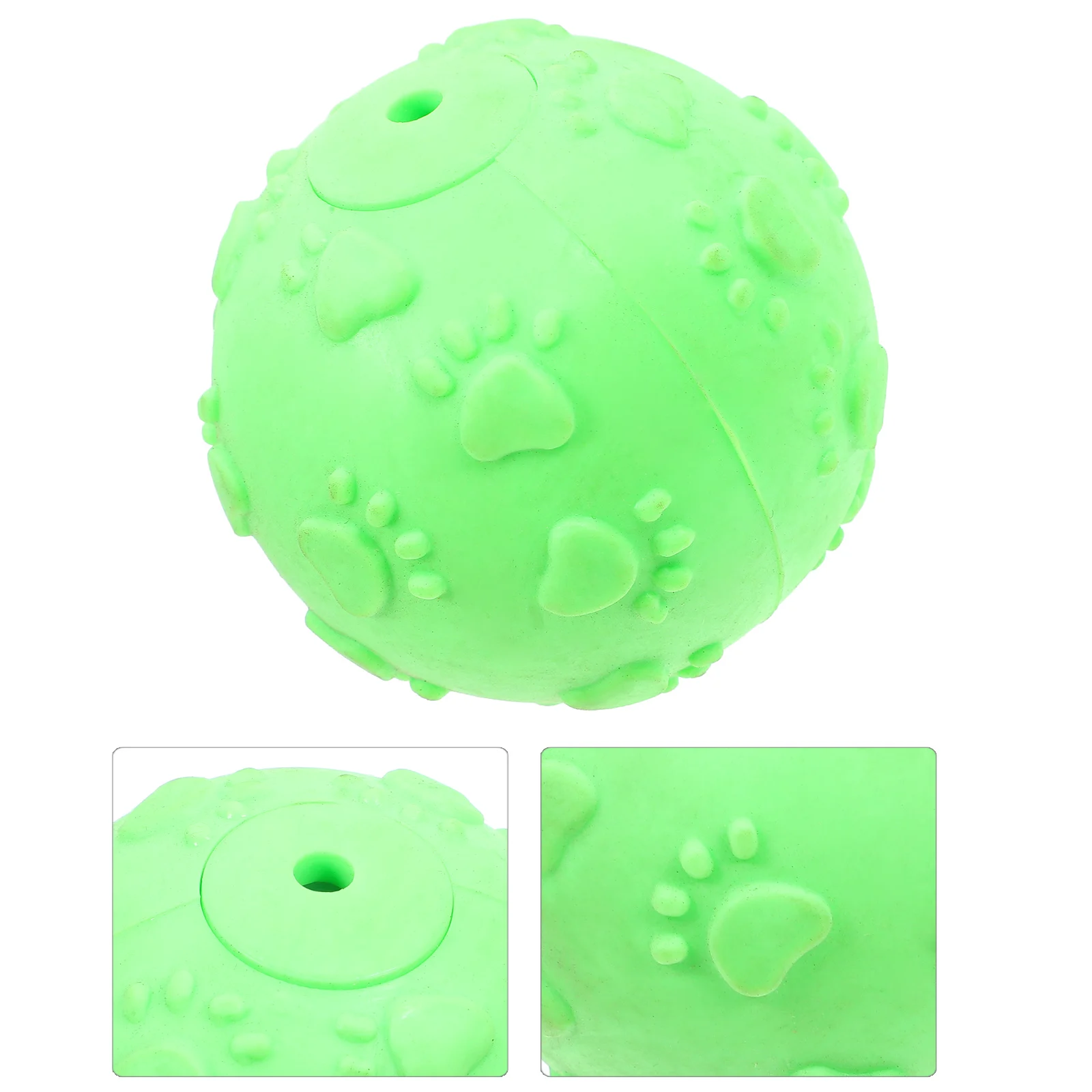 Rubber ball Rubber footprint ball Pet rubber ball Molar rubber ball Teeth footprint toy