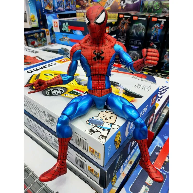 33CM Movable Amazing Spider-Man PVC Statue Action Figurine Desk Collectible Anime Model Toys Figures Gift