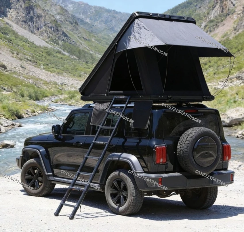 Reversible vehicle-mounted tent - roof tent for outdoor camping - off-road self-driving tour - car camping tent