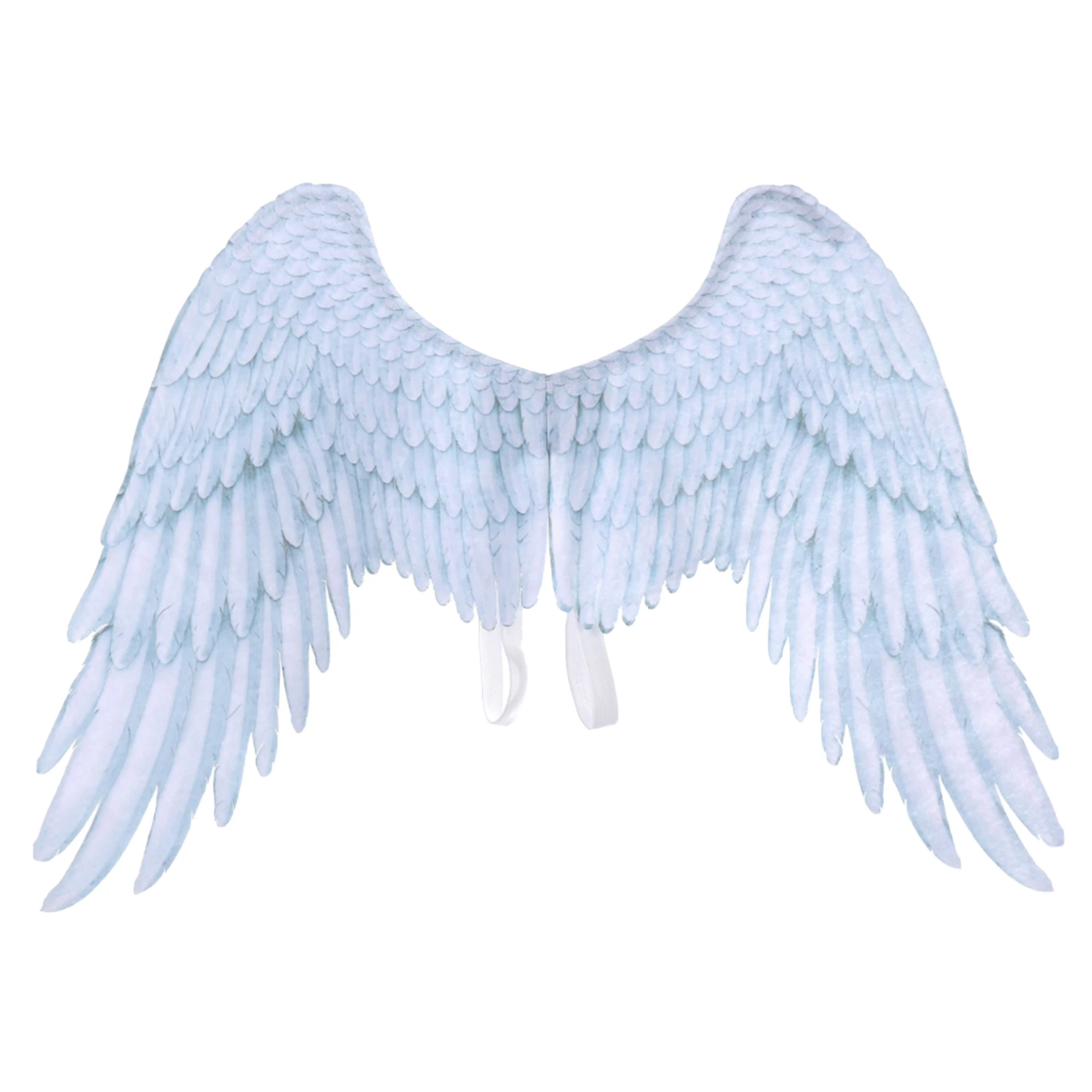 Ala d'angelo per bambini 3D per costumi da festa cosplay Costume da diavolo di Halloween per feste bianco