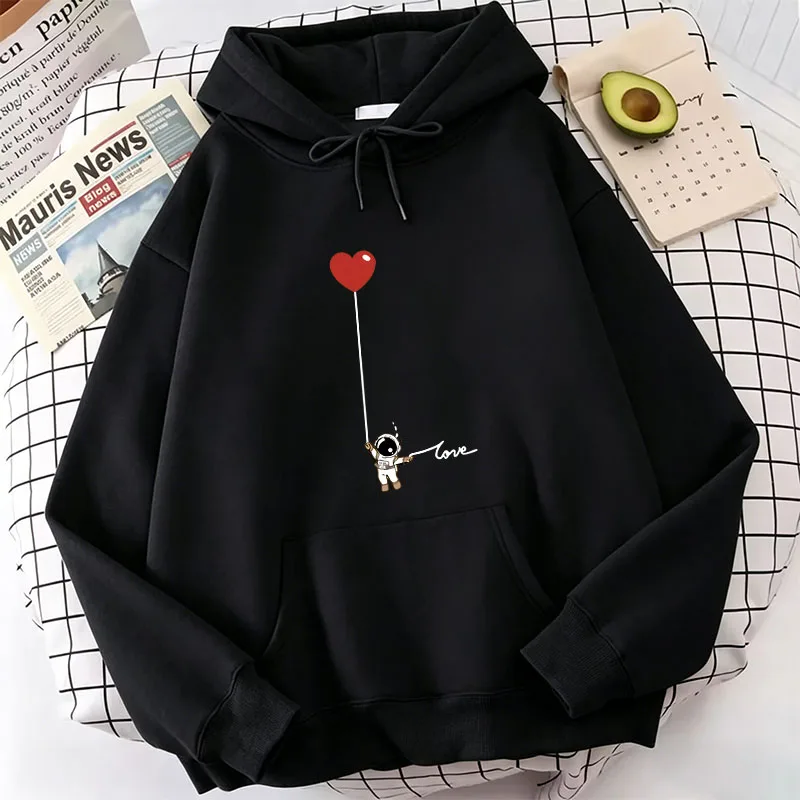 

Funny Cartoon Love Print Hoodies Casual Hoodies Sweatshirts Men Women Tops Spring Autumn Winter Hooded Sweatshirts Pullover