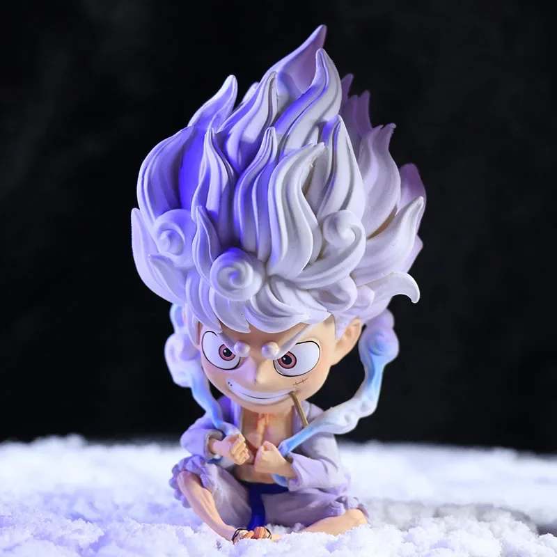 جديد 11 سنتيمتر قطعة واحدة صغيرة لوفي جير 5 عمل الشكل نيكا تمثال أنيمي تمثال بولي كلوريد الفينيل نموذج دمية جمع الاطفال اللعب المشجعين الهدايا #3