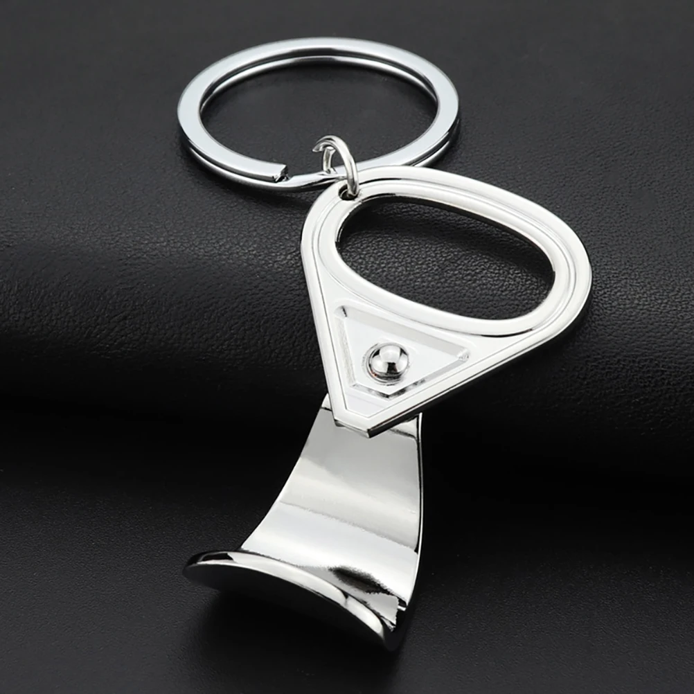 

Metal Bottle Keychain Multi-use Ring Utility Keyrings Gifts Beer Cap Bottle Opener Opener Kitchen Bar Accessories