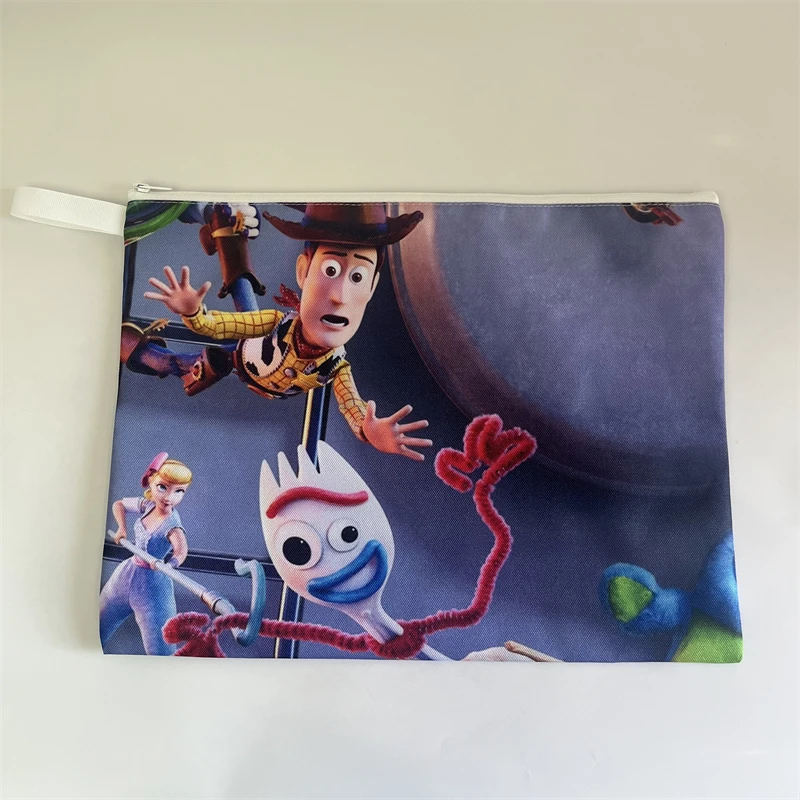 Disney Toy Story Woody M7760 Anime Briefcases Cartoon Makeup Bag Casual Pen Bags Storage Handbag Gift