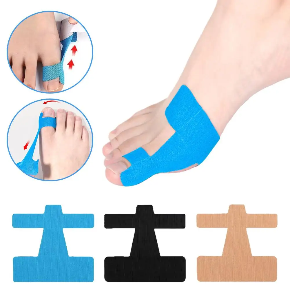 Hallux Toe Valgus Correction Muscle Patch Elastic Patch Anti-wear Fixed Support No Trace Protection Corrector Foot Care Tools