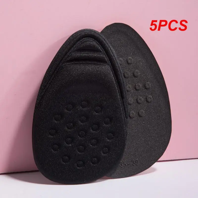 5PCS Women Men Pain Relief Forefoot Insert Half Insoles Non-slip Sole Shoe Cushion Reduce Padded Front Foot Pads for Shoes