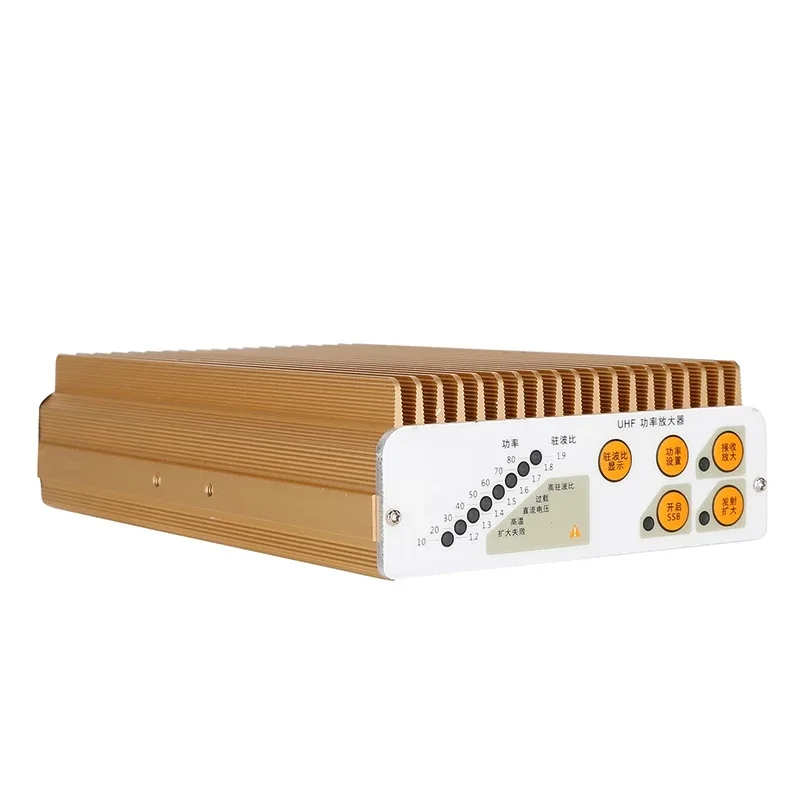 BJ-550 UHF Amplifier UHF Walkie Talkie Power Amplifier Power Set Level 10-80W 1.2-1.9 V. WR Display, FM, AM, SSB Modulation Mode