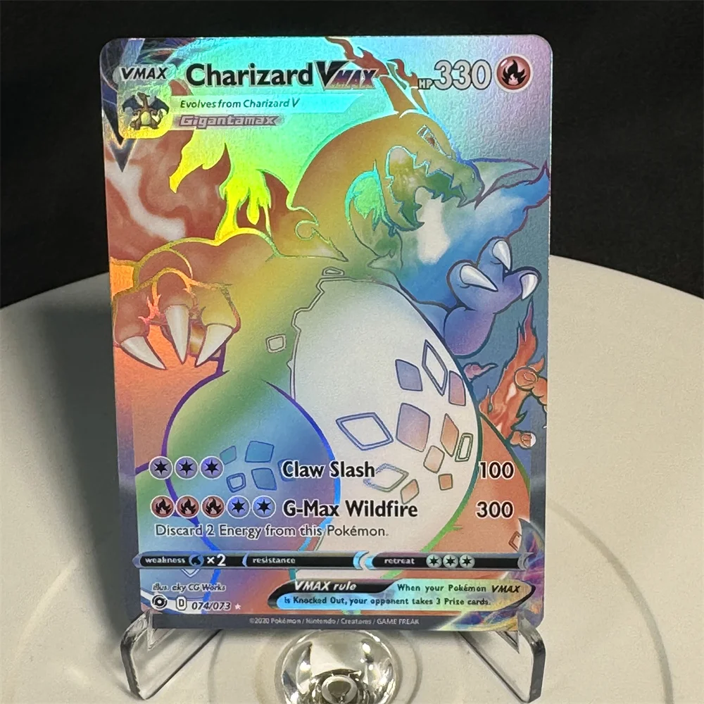 Pokemon Cards Foil Flash Card Sword & Shield Promos Series Marnie Pikachu Blissey Trading Card Gifts For Kids Halloween Gifts