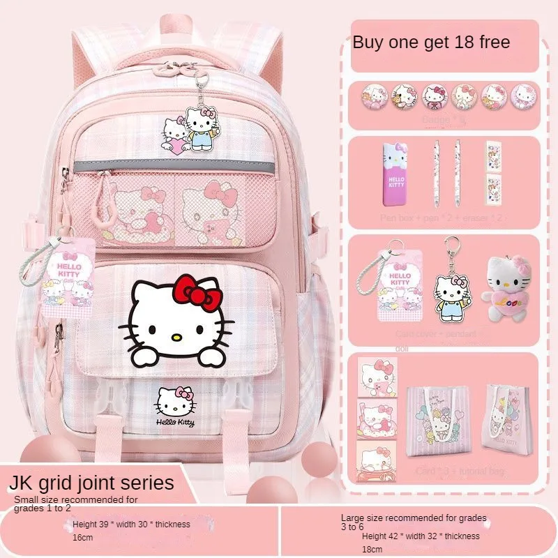 

Sanrio Hello Kitty Cute Fashion Printing, Escuela Student Campus Backpack, Korea Style Large Capacity