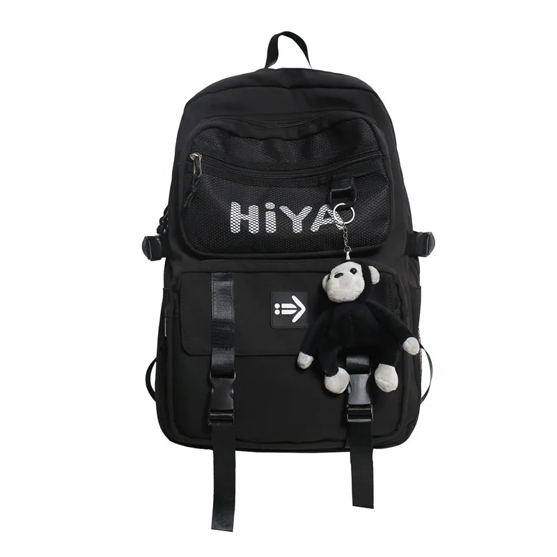 2022 Hot Sale Korea Japan Fashion College School Backpack Girls Cute Schoolbag Boys Large Capacity Travel Computer Backpack