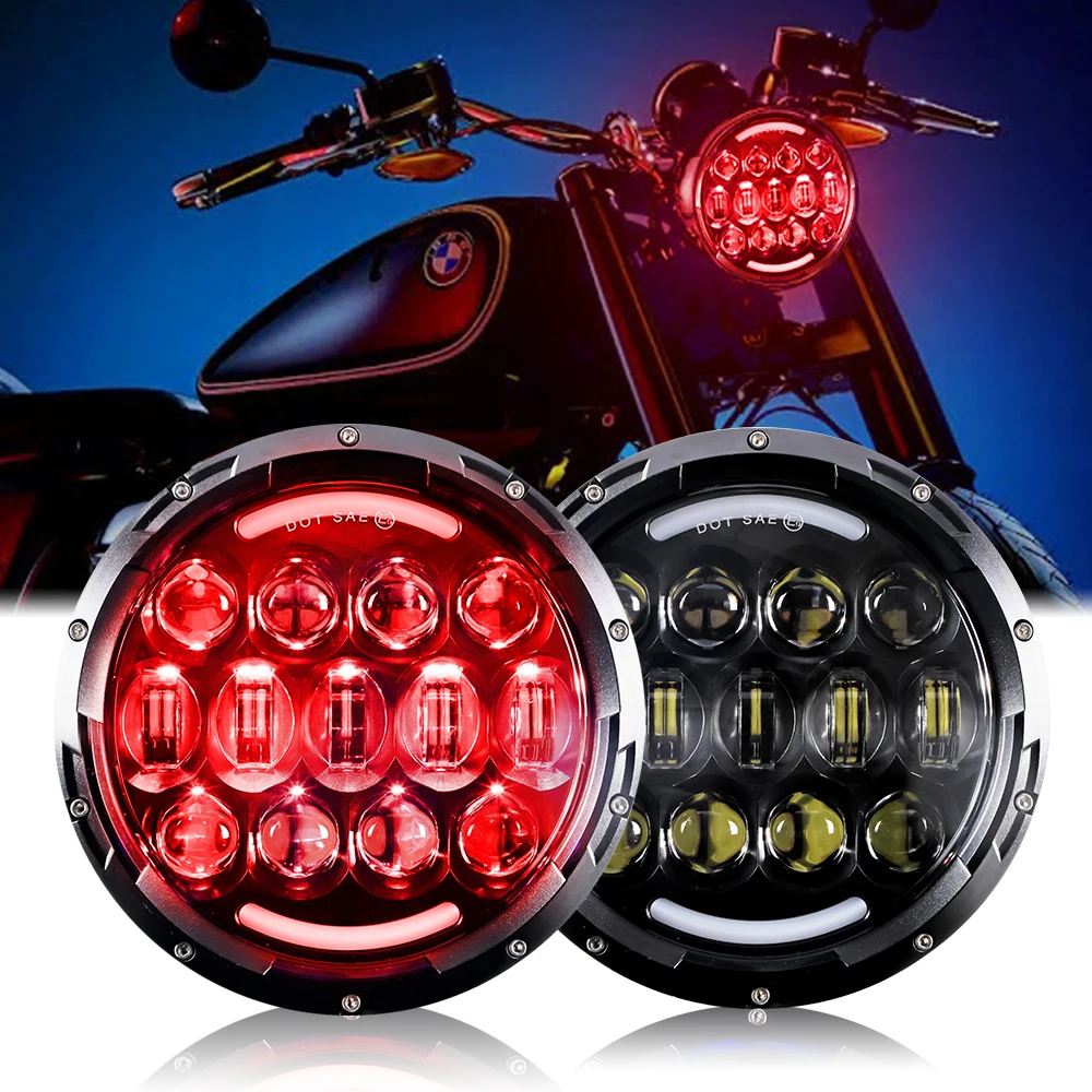

STLF7 Inch Led Headlight Motorcycle Headlamp for Touring Street Glide Road King Electra Glide Ultra Classic Fat Boy Tri Cvo Heri
