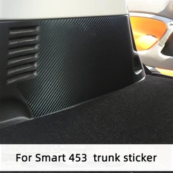 For Smart 453 Fortwo Scratch-resistant Carbon Fiber Protection Decals Car Decoration Parts Trunk Protection Stickers Car Styling