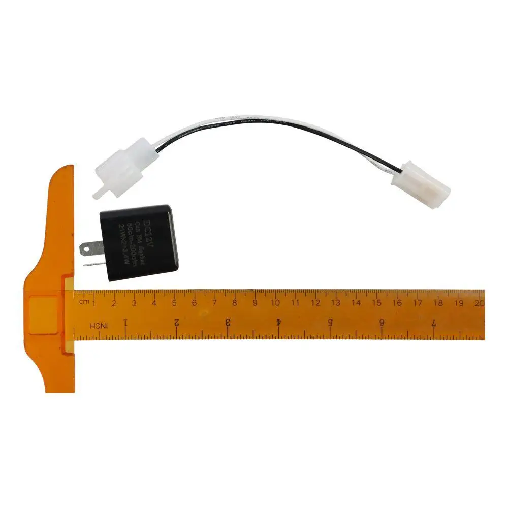 Electronic LED Flasher Relay with Wires, 12V Plug and Play Turn Signal Blinkers Relay Flasher Relay Wiring Connectors
